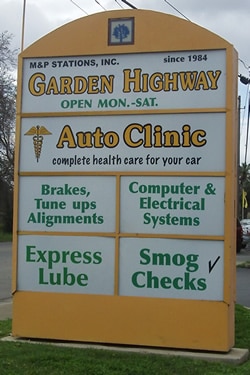 Garden Highway Auto Clinic Experienced Professionals